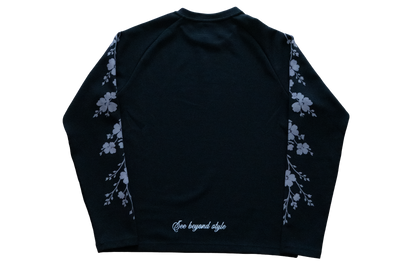 Floral Waffle Knit Longsleeve